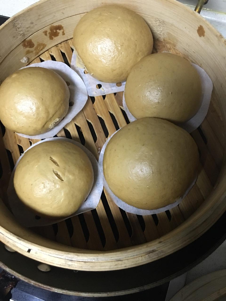 有着面包口感的红糖馒头（一次发酵）