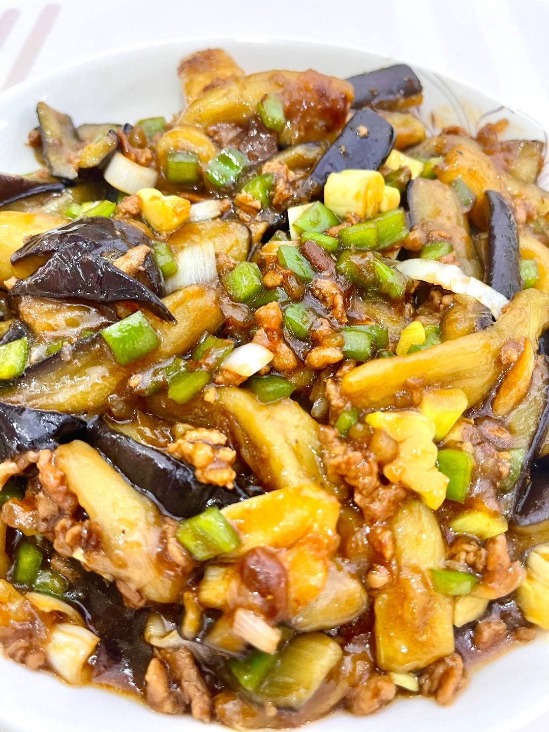 无敌好吃巨下饭的家常菜～肉沫茄子