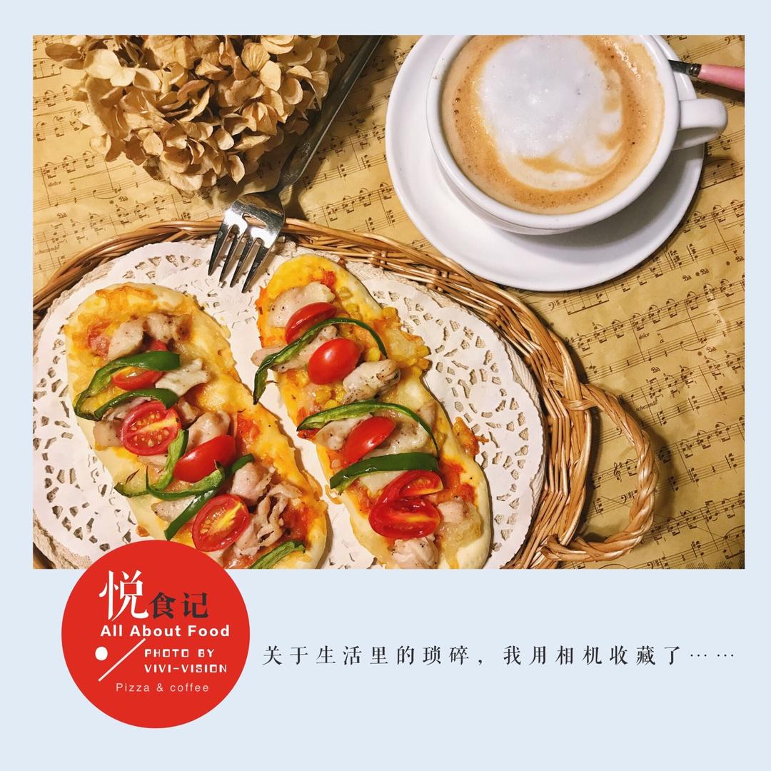 五分钟烤熟石板闪电披萨（内附面团转移到石板视频）