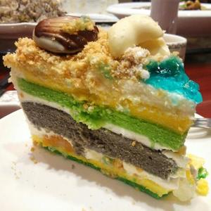 海洋慕斯彩虹蛋糕的做法 步骤4