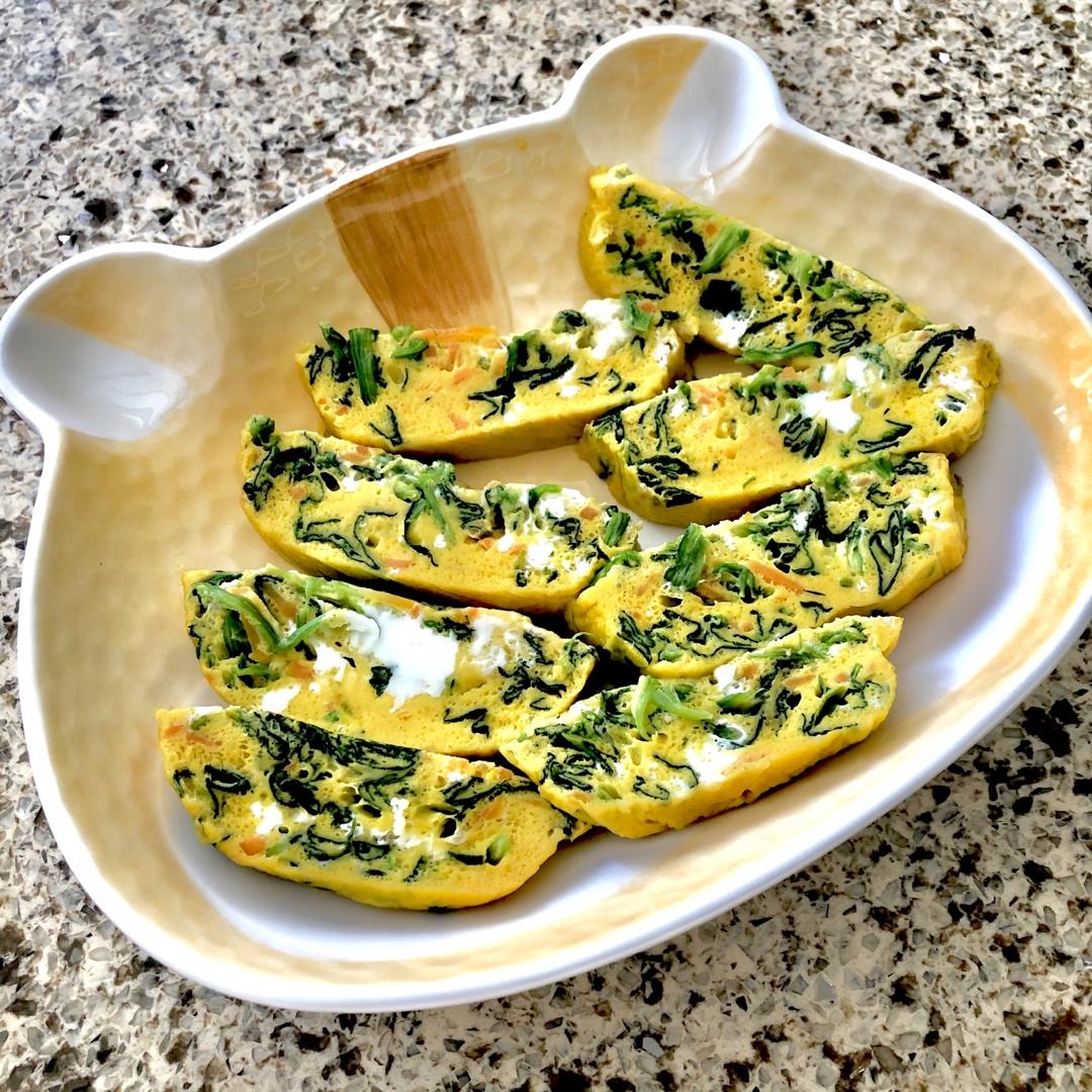 春天养肝：菠菜胡萝卜鸡蛋糕