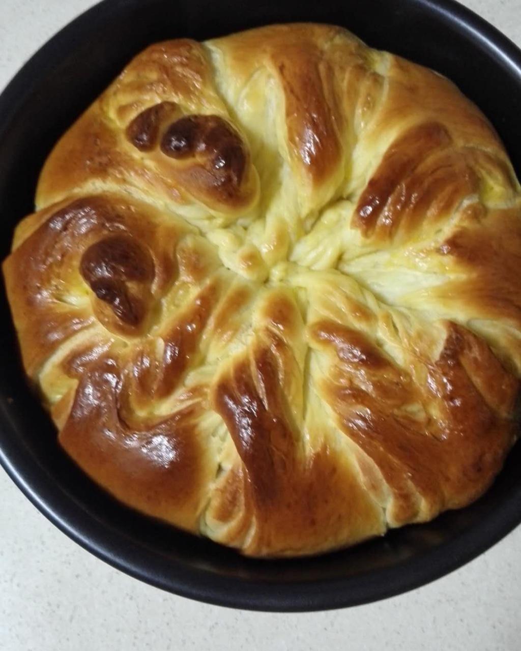 手撕千层花朵面包