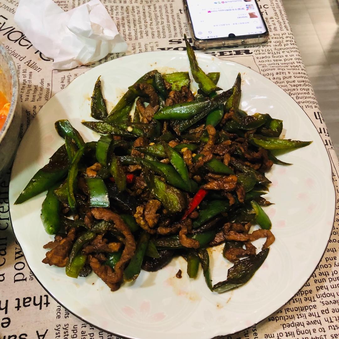青椒炒鸡腿肉（大厨级别）
