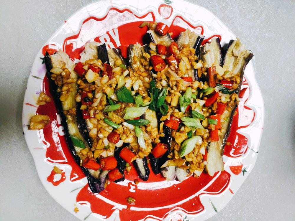 超级下饭的飘香剁椒蒜蓉蒸茄子🍆