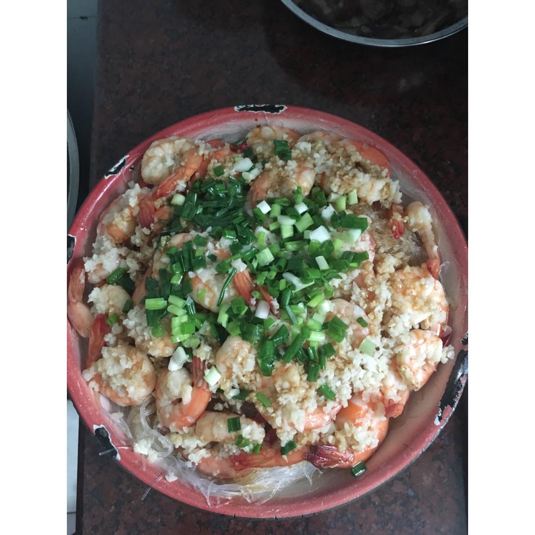 蒜蓉粉丝蒸虾