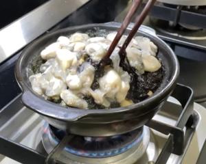 简单的紫菜海蛎煲的做法 步骤4