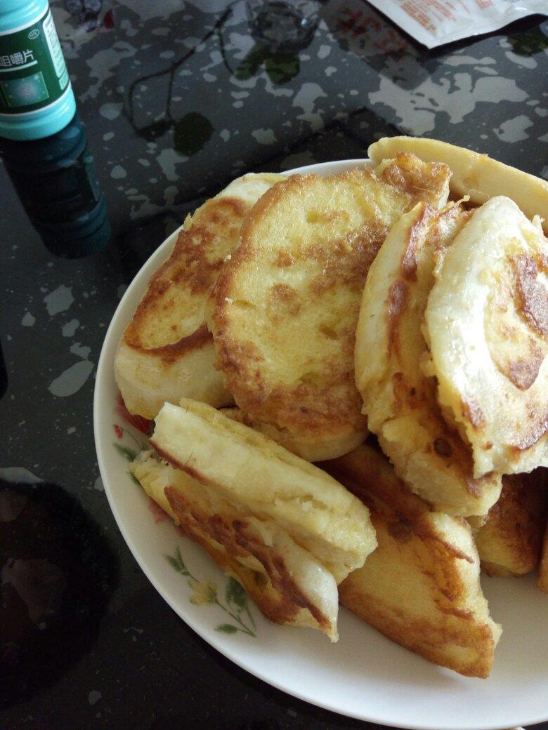 鸡蛋煎馒头片