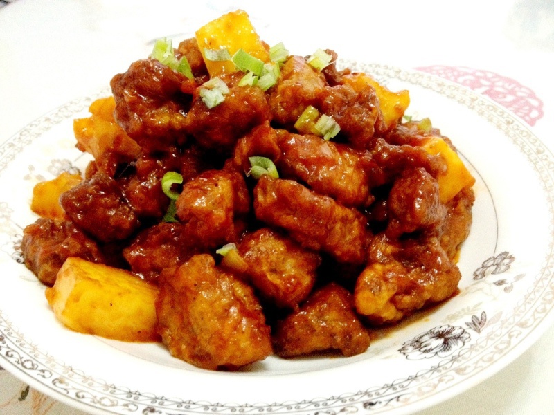 菠萝咕噜肉