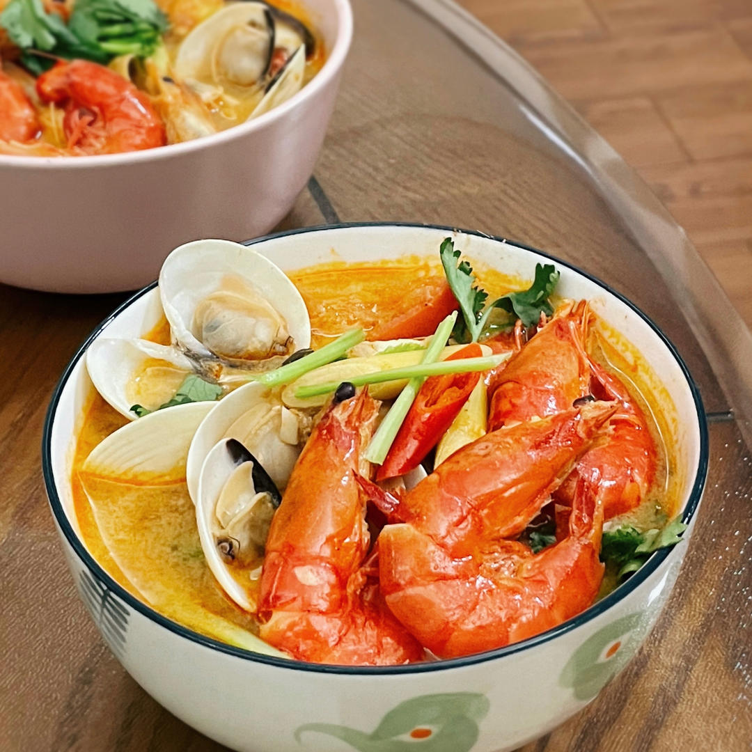 被夸爆的冬阴功汤【泰国学厨】超级好操作！