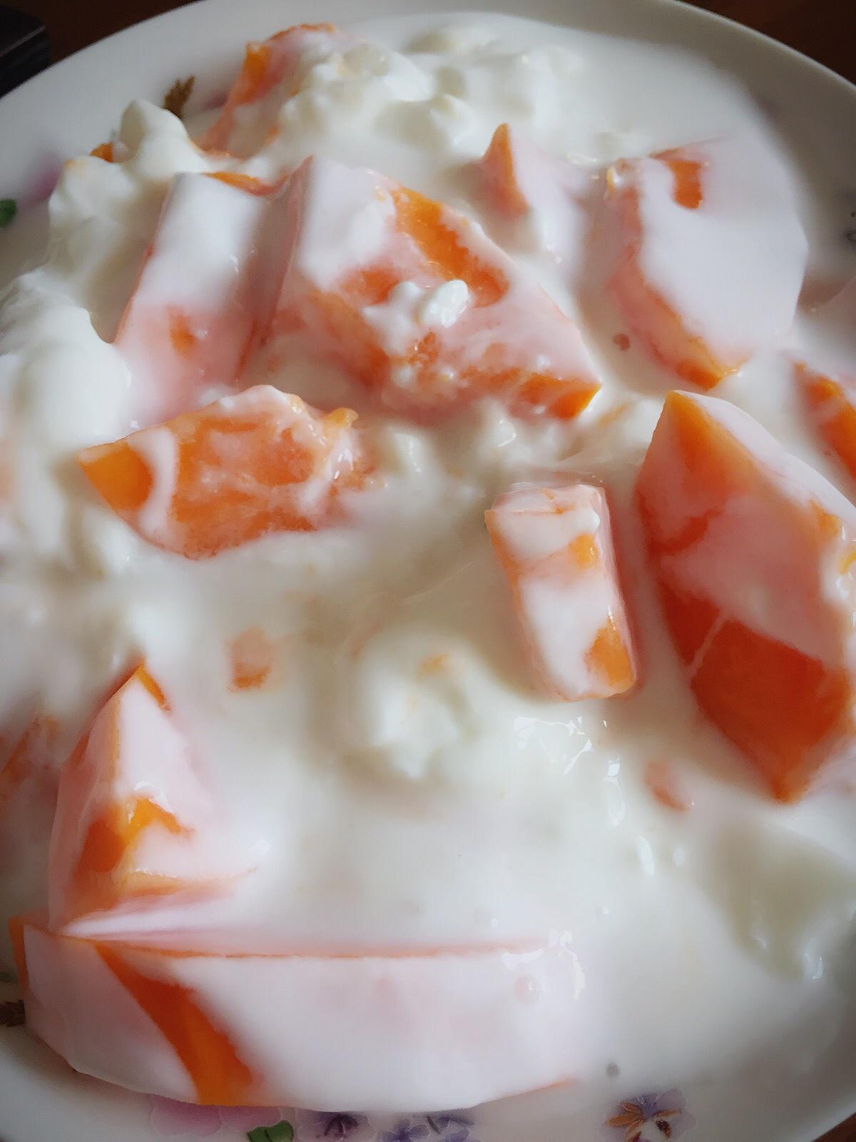 酸奶木瓜