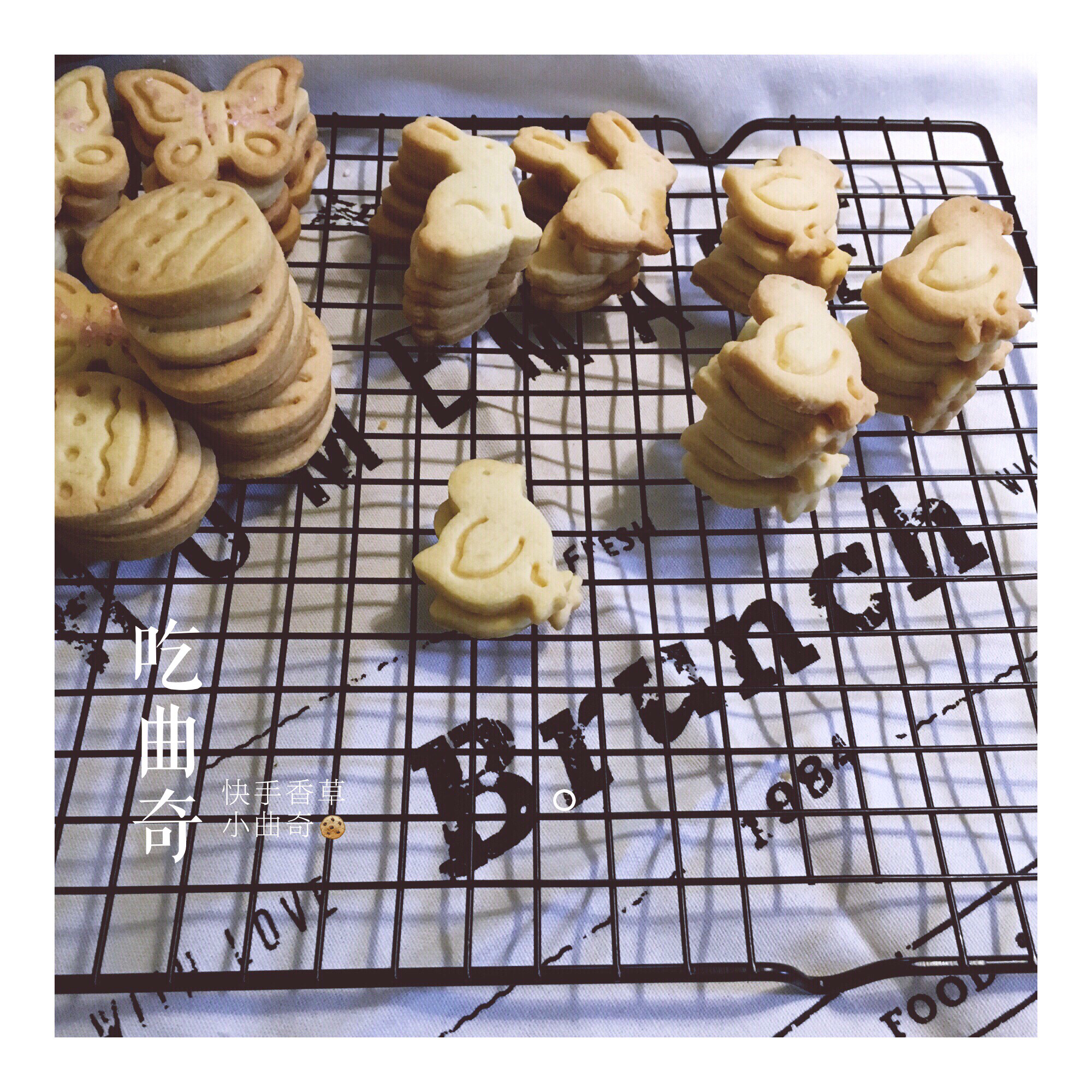 卡通黄油饼干