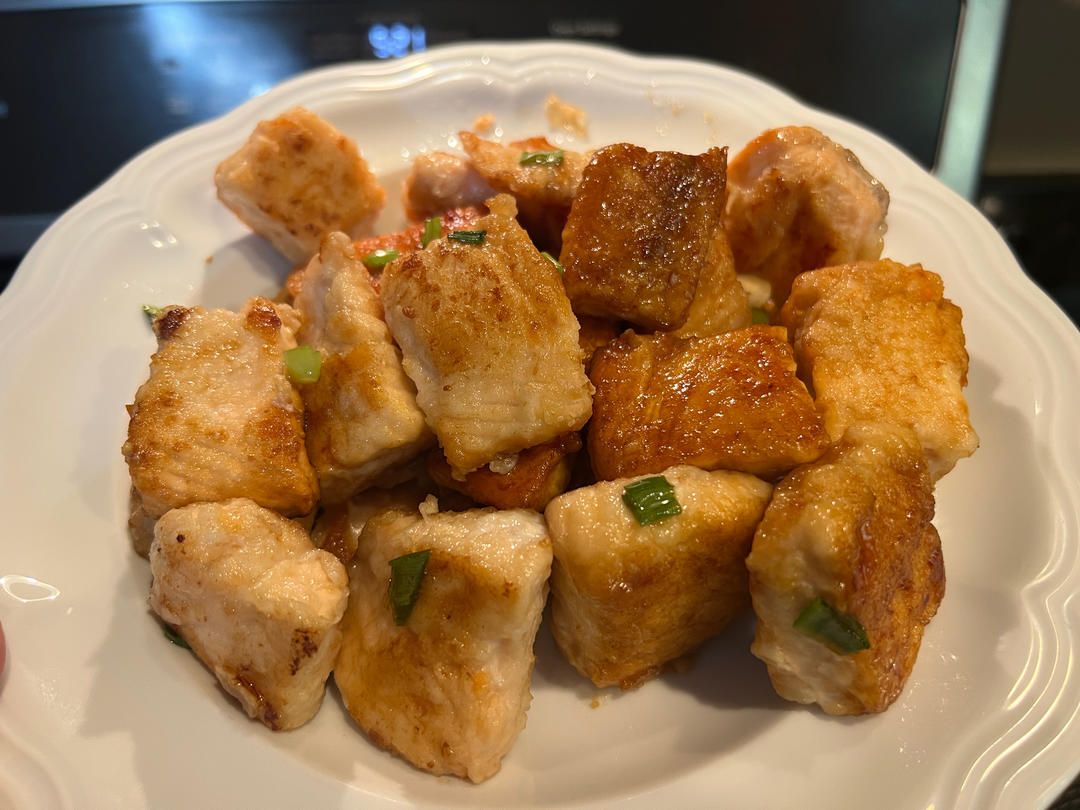 煎三文鱼