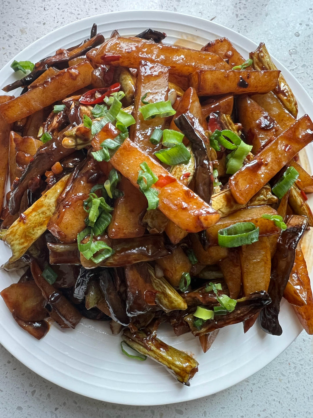 干煸豆角土豆