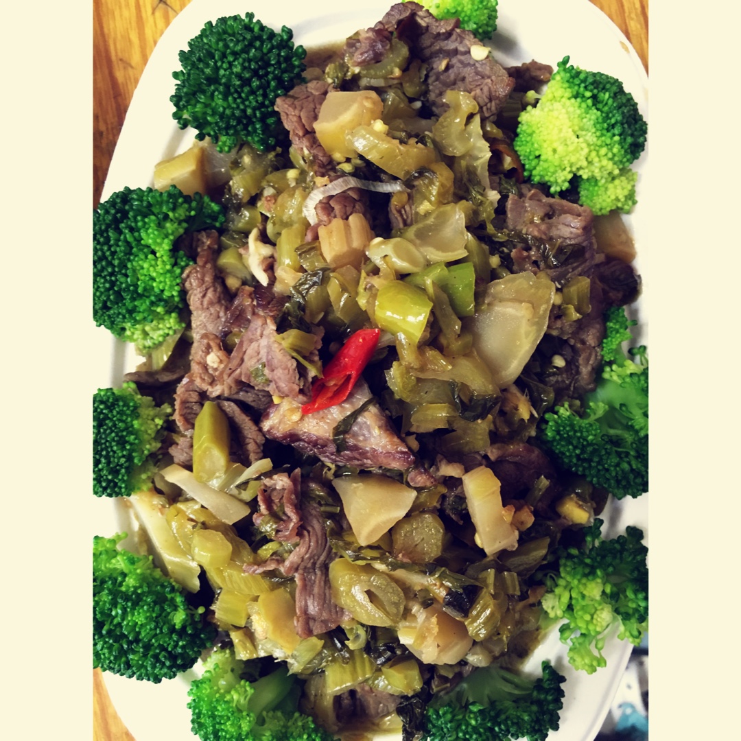 酸菜牛肉