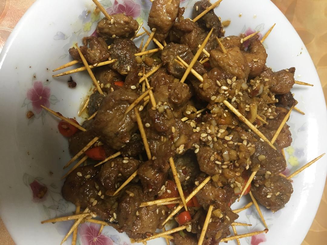 家常牙签牛肉