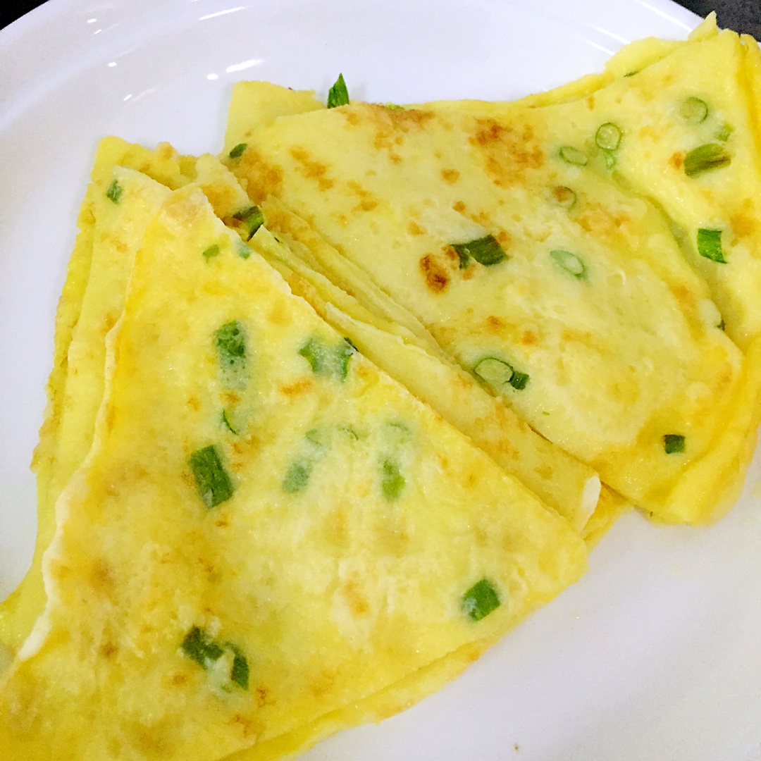 快手鸡蛋饼～～十分钟早餐！