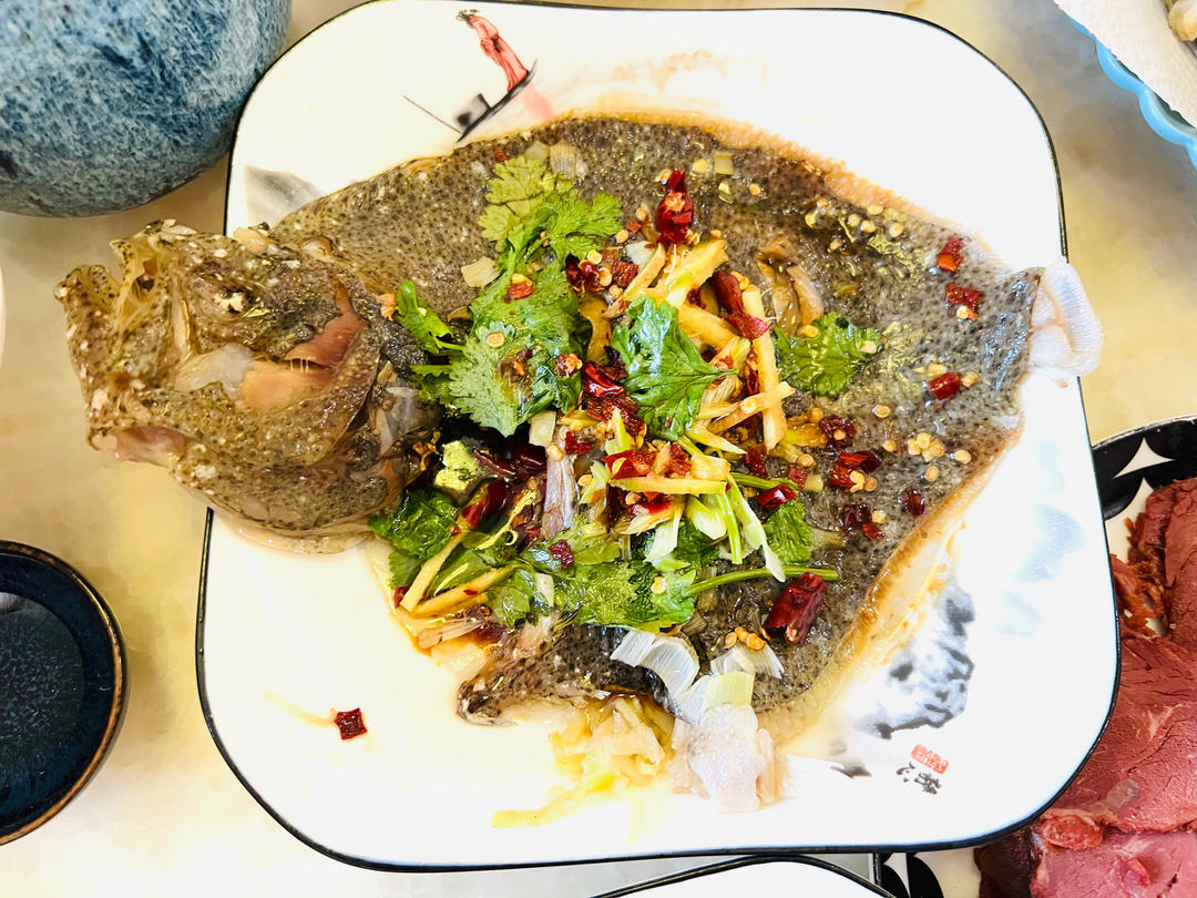 清蒸多宝鱼