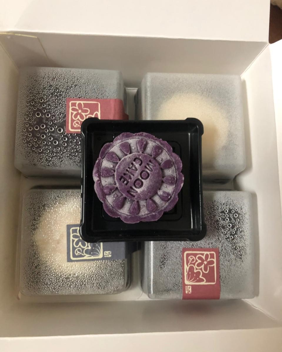 紫薯奶黄月饼(无烤箱版)