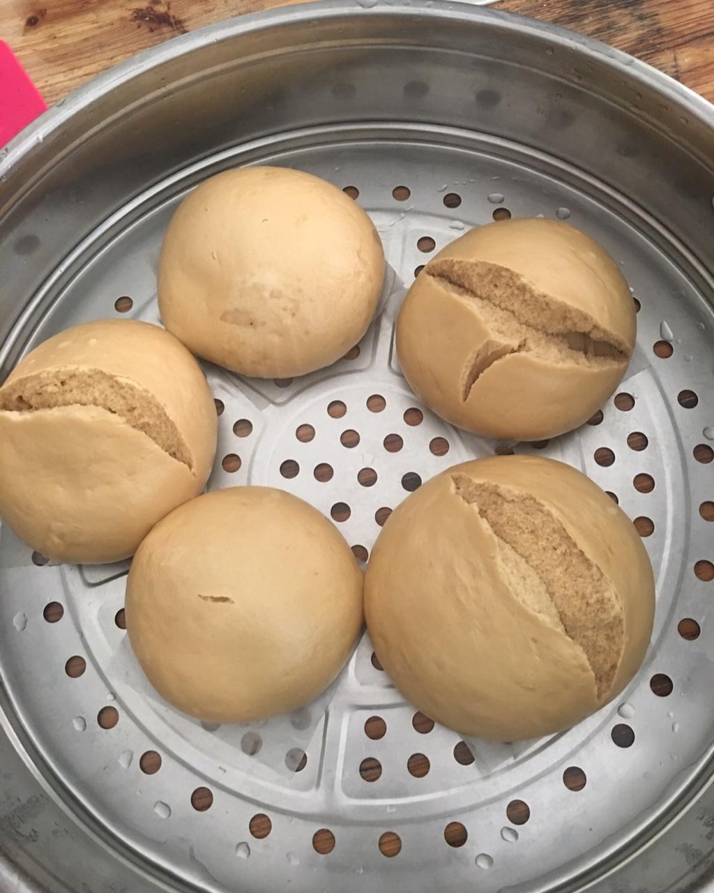 有着面包口感的红糖馒头（一次发酵）