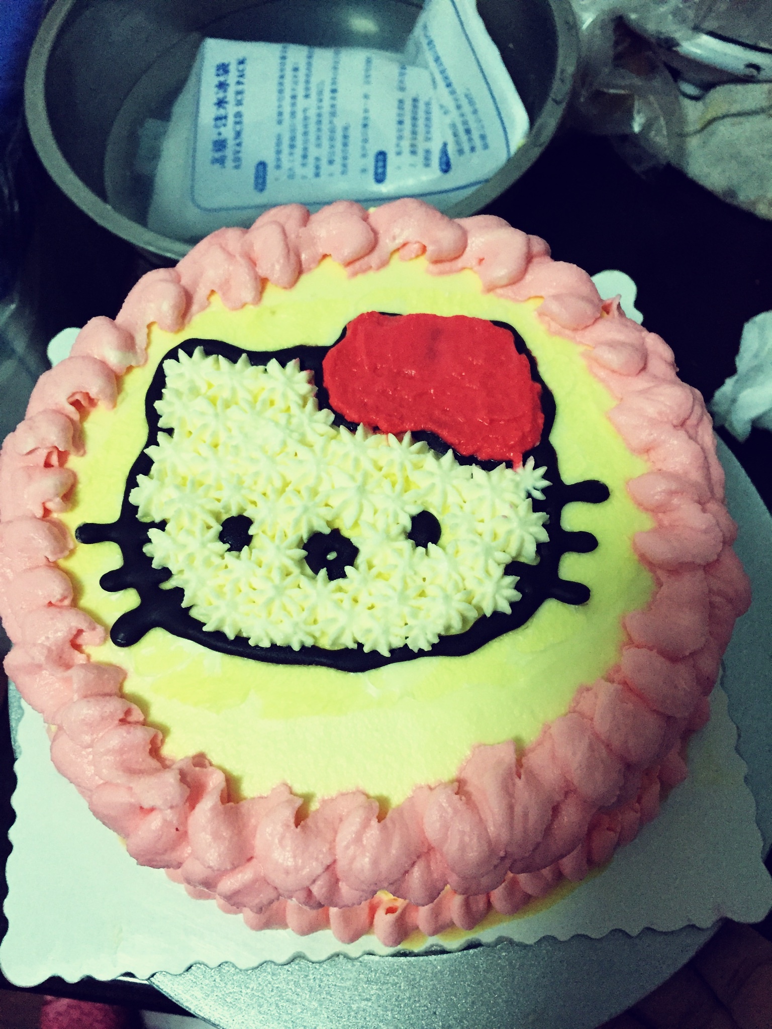 kitty生日蛋糕