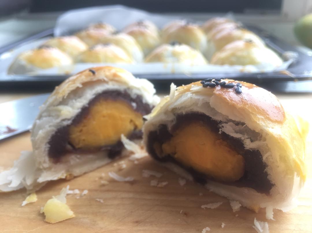 超详细步骤——蛋黄酥做法
