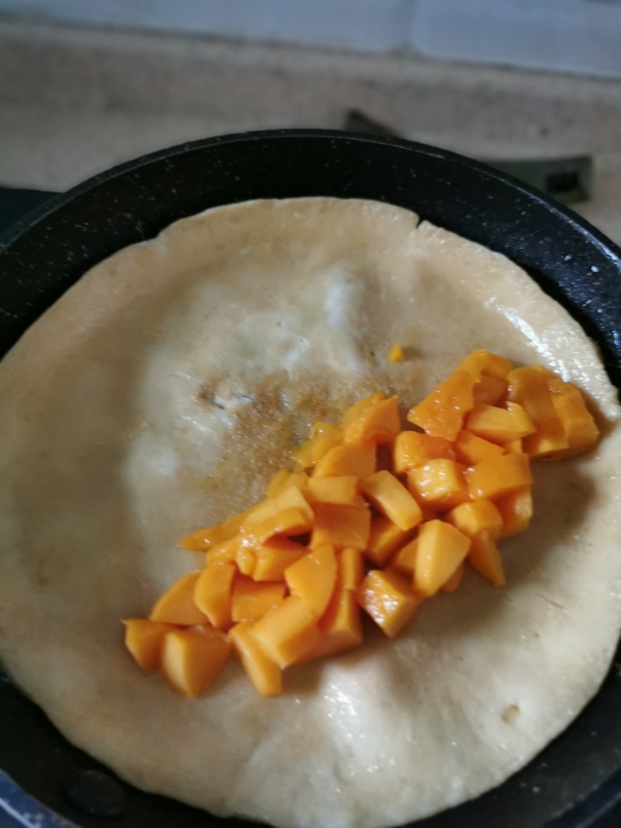 快手营养早餐-芒果卷的做法