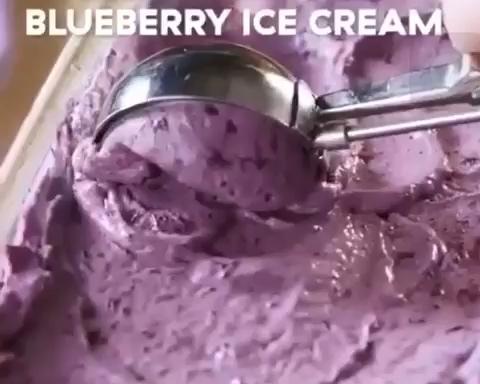 蓝莓冰淇淋 超简单100%成功的做法