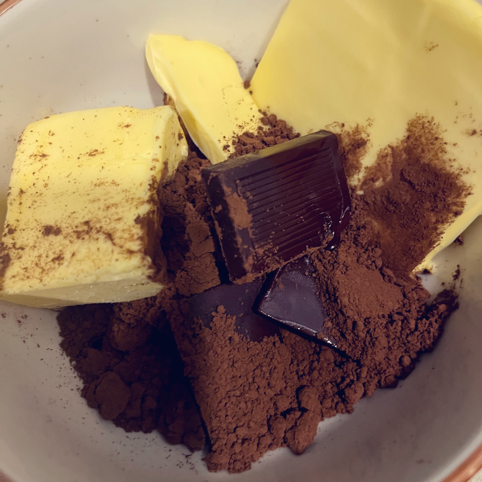 流心巧克力蛋糕（消耗黑巧、马斯卡彭）的做法 步骤1