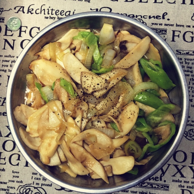 洋葱遇到杏鲍菇