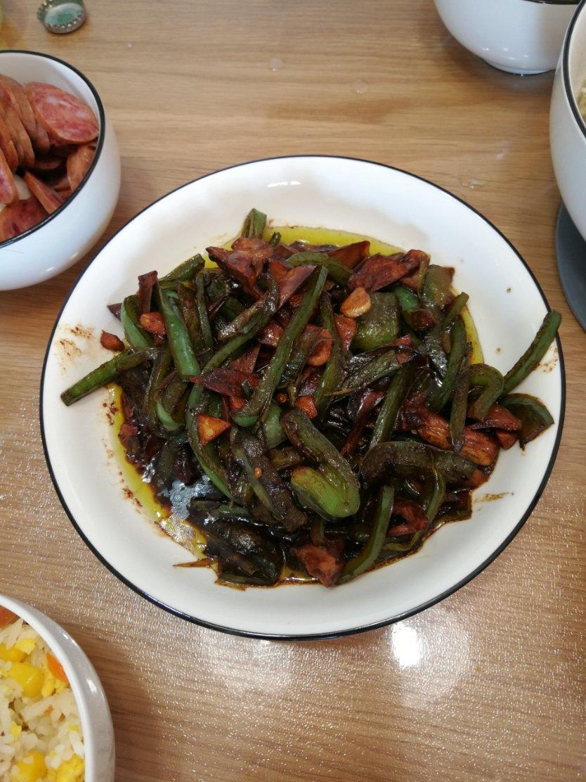 青椒素炒杏鲍菇