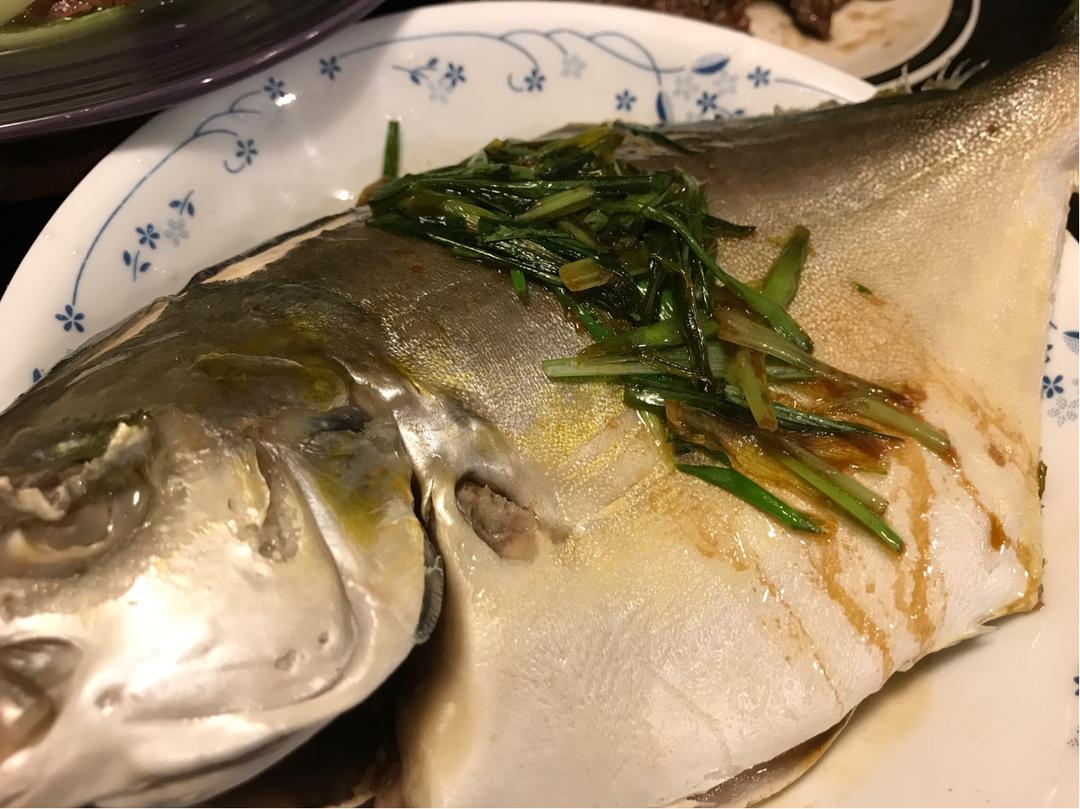 清蒸鲳鱼（仓鱼）