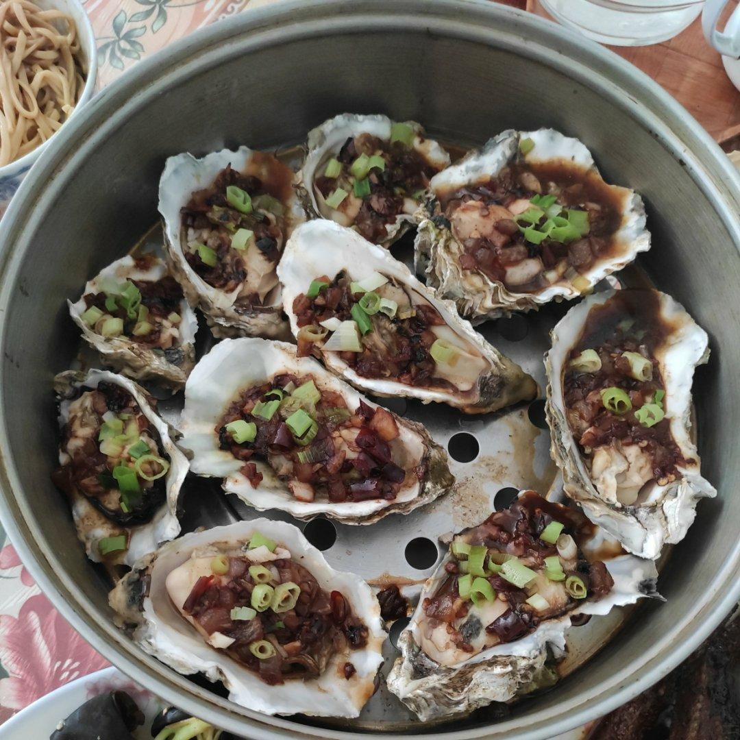 超简单～蒸蒜蓉生蚝