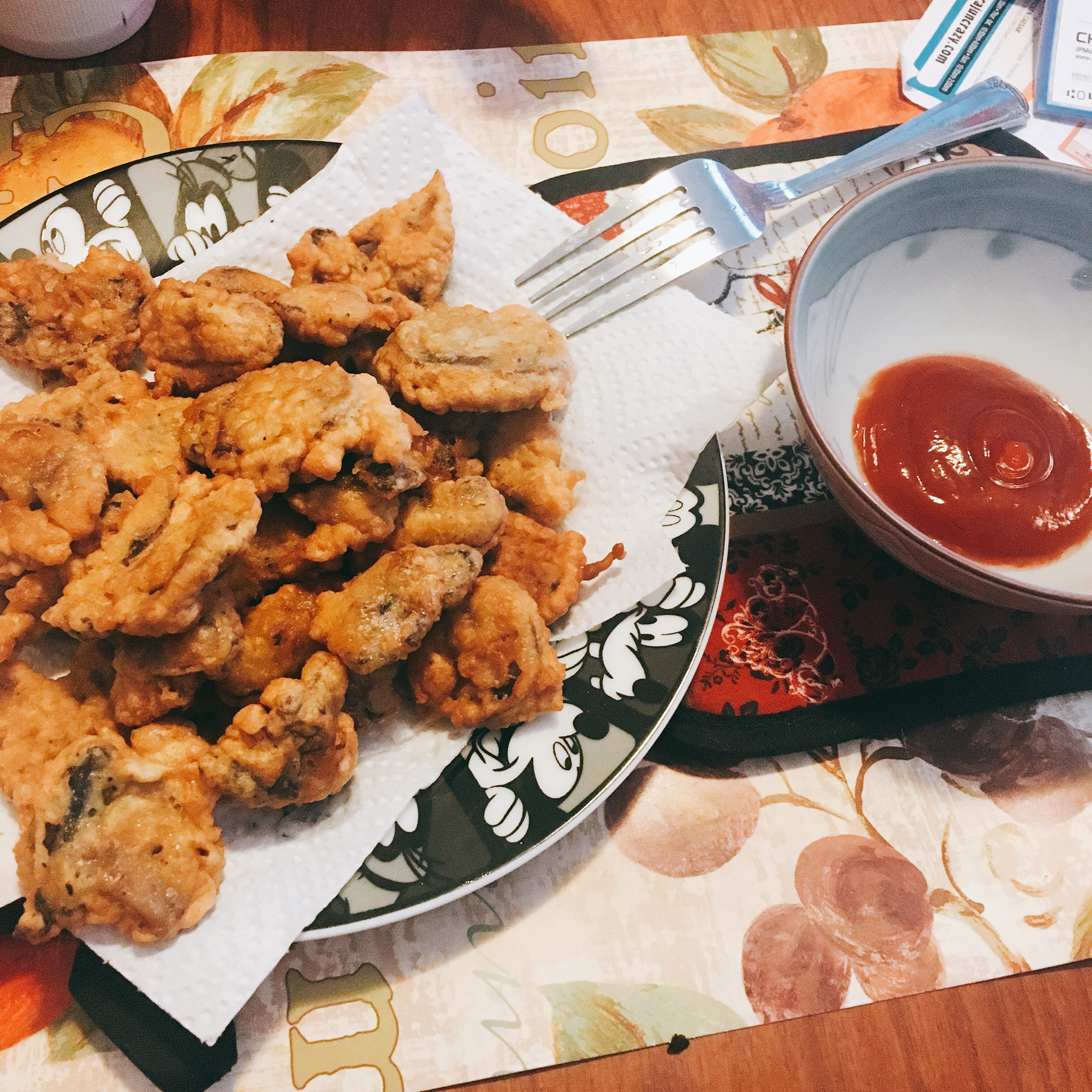 炸蘑菇