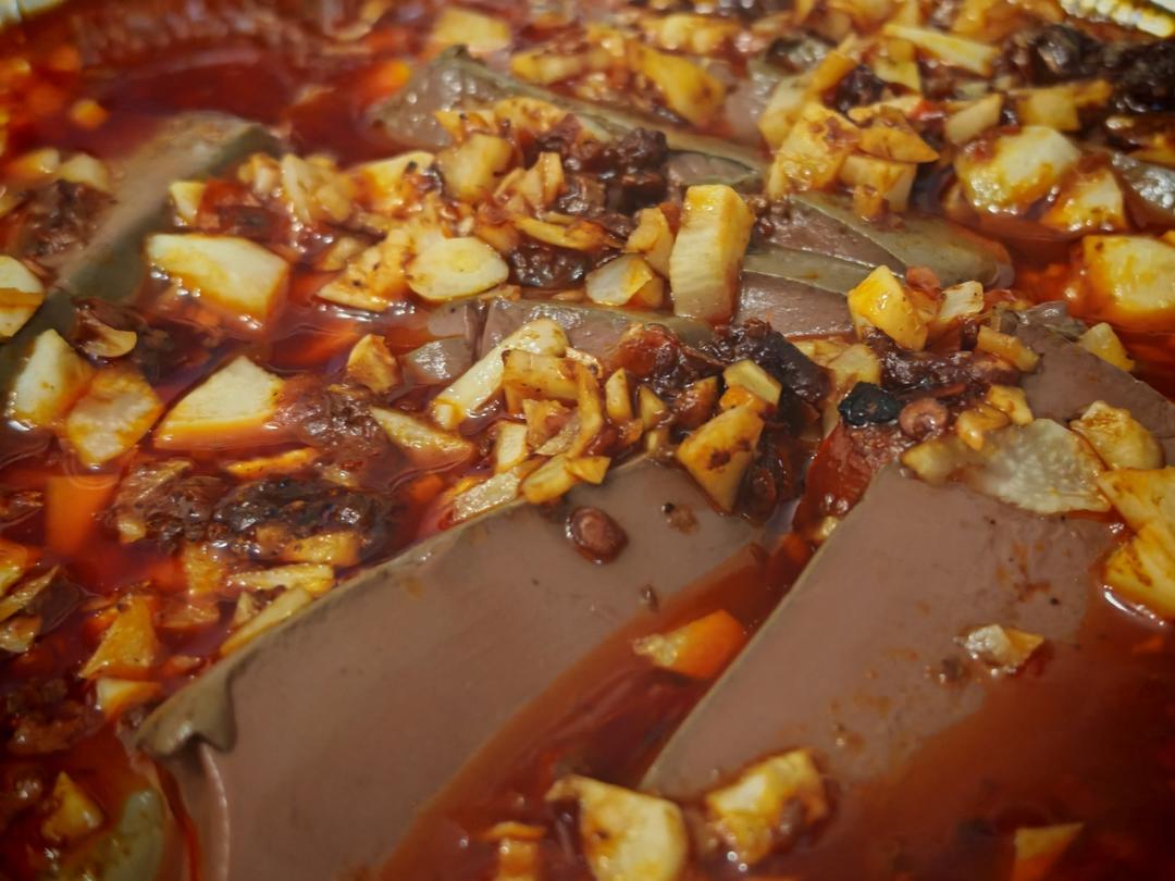 蒜蓉锡纸鸭血/松下JK180蒸烤箱