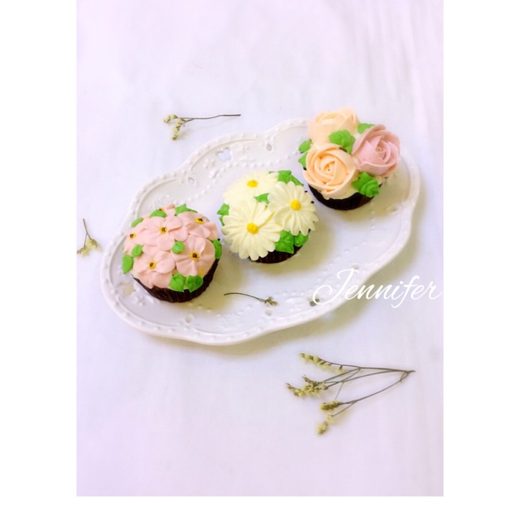 小麦子自创韩式裱花奶酪霜