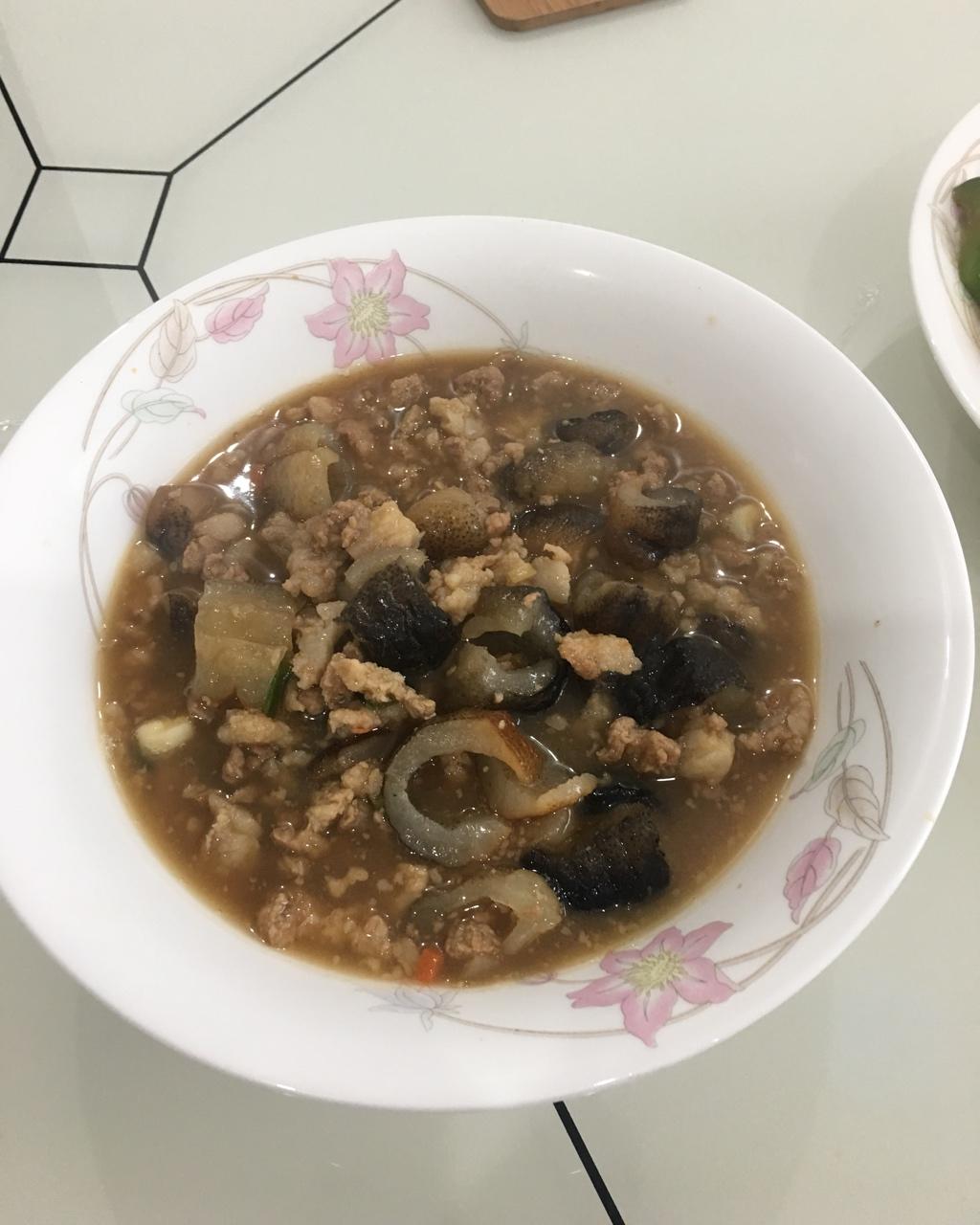 简易版肉末海参