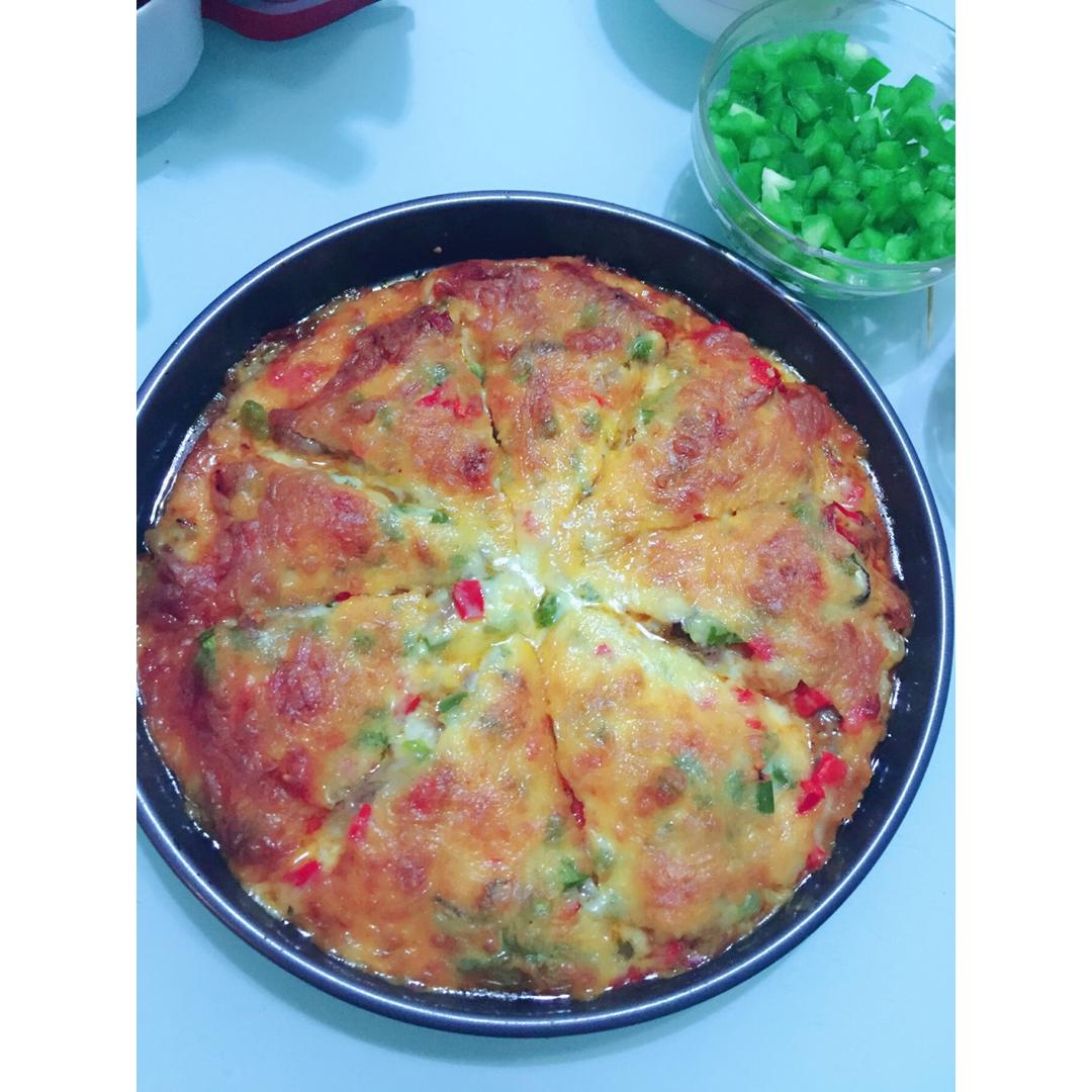 奥尔良烤鸡肉披萨