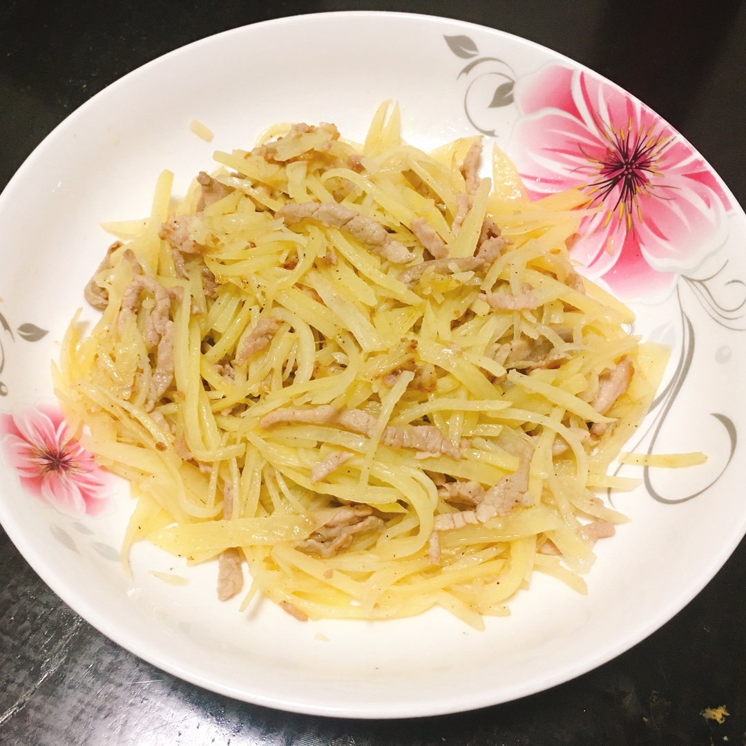 土豆丝炒肉