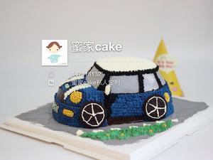 Minicooper汽车蛋糕-详的做法 步骤12