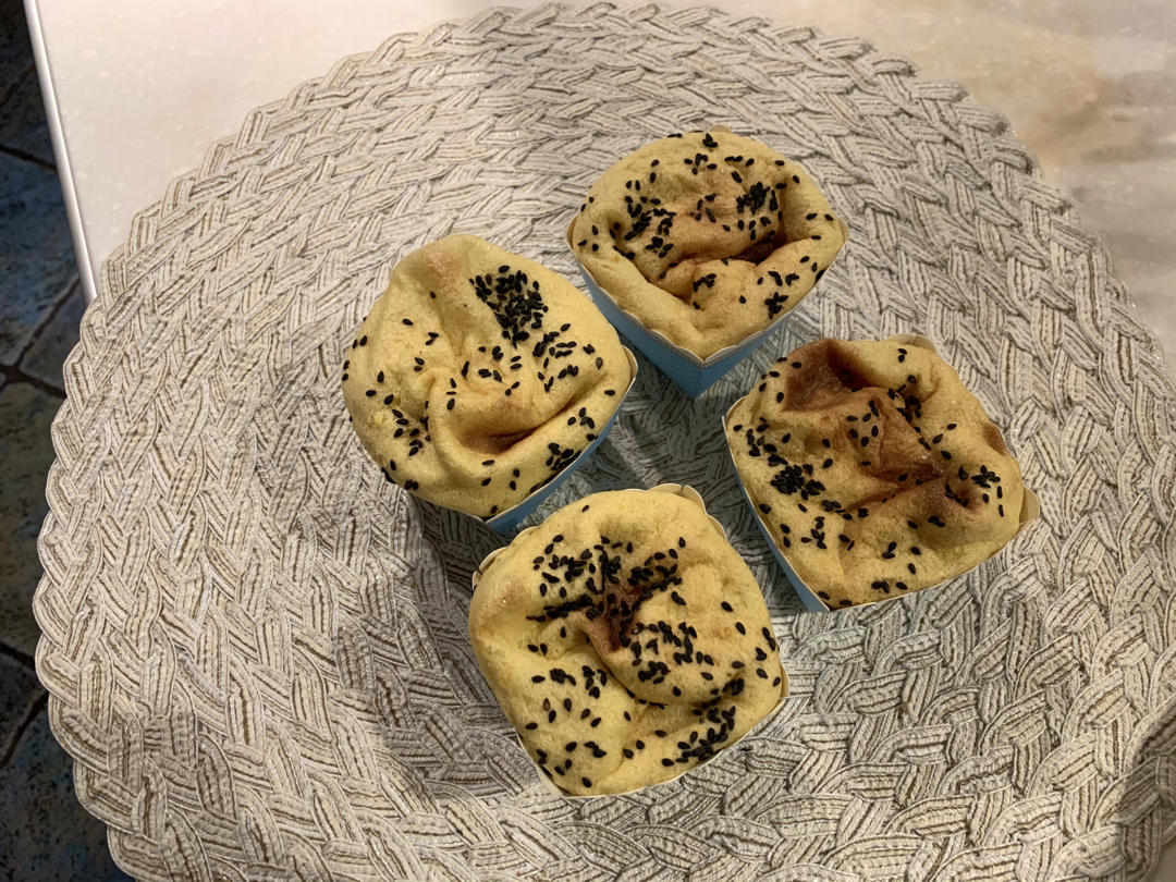 生酮低碳 超级减脂主食 无面粉 高蛋白低脂肪低碳水的洋车前子壳粉版的糯叽叽伪糯米蛋糕