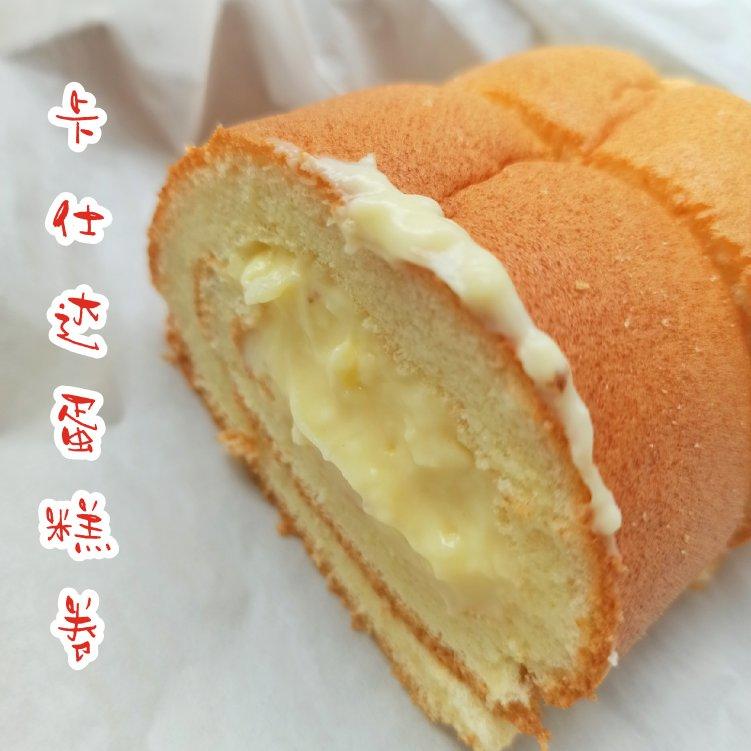材料最简单的【低卡蛋糕卷】卡仕达戚风卷