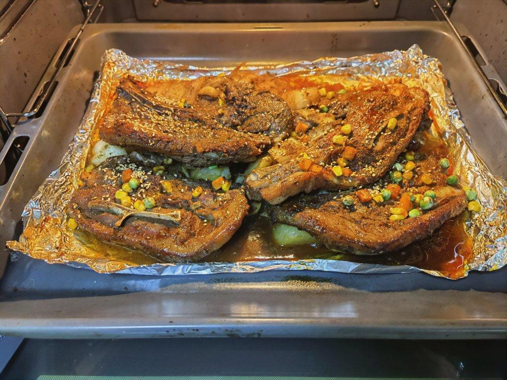 超好吃的烤羊排烤箱版