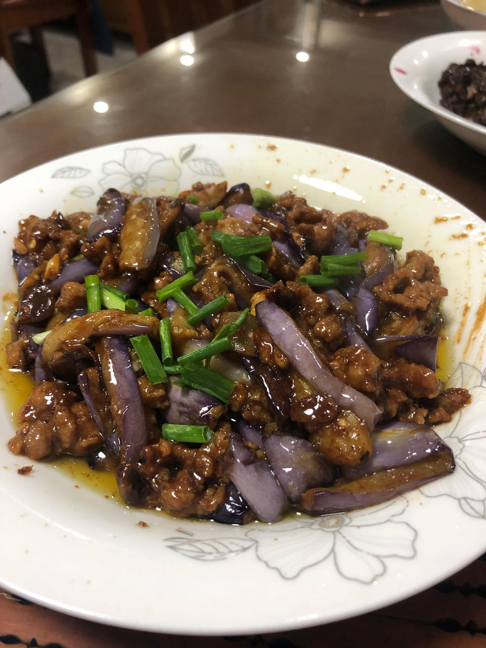 红烧肉沫茄子