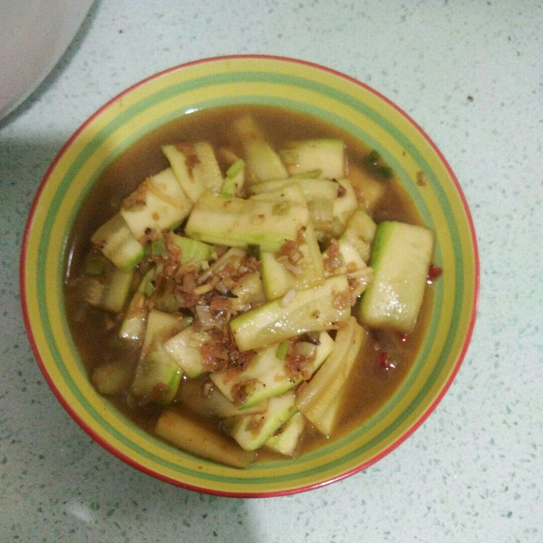 虾皮清炒西葫芦