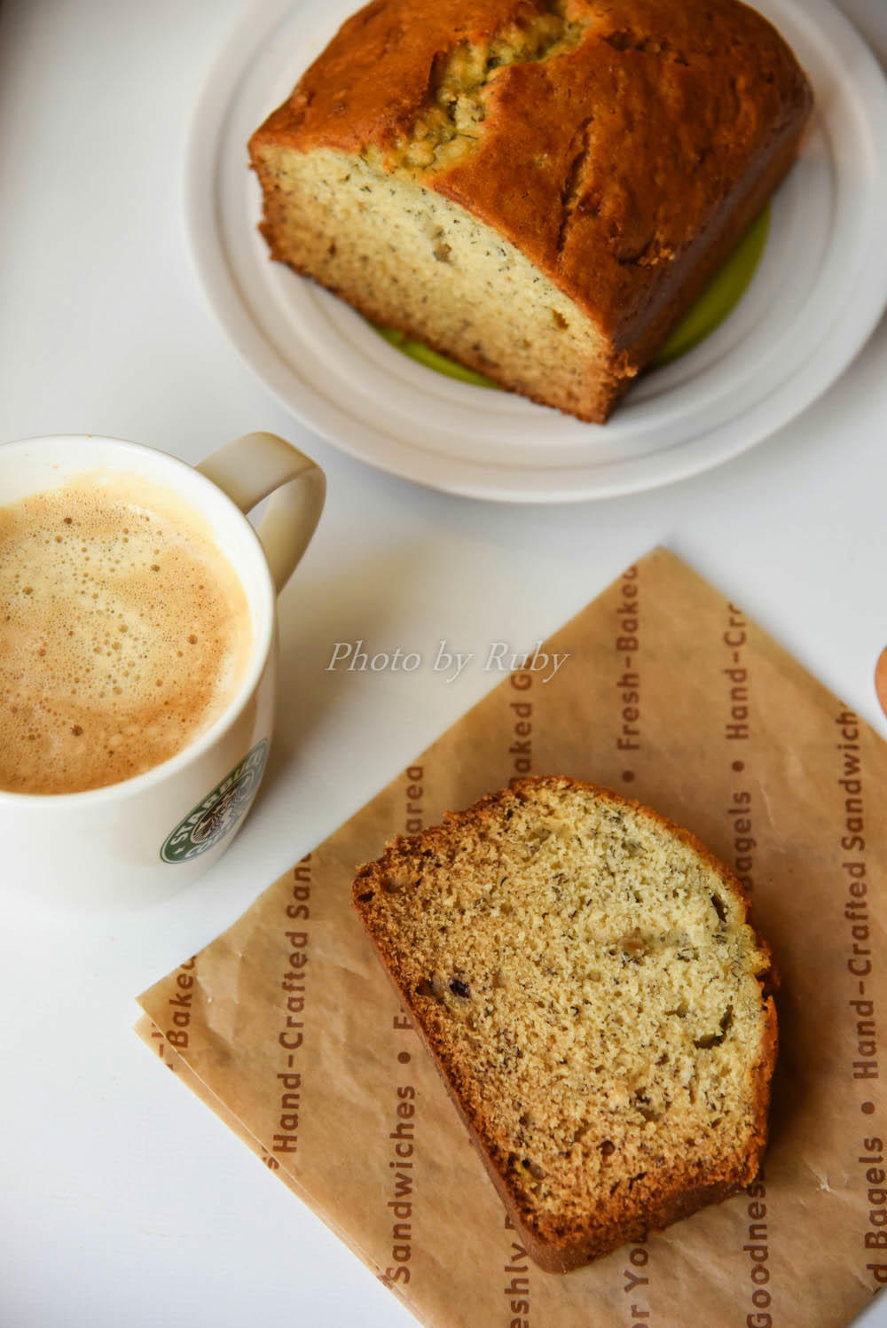 星巴克香蕉核桃蛋糕（starbucks banana walnut bread）