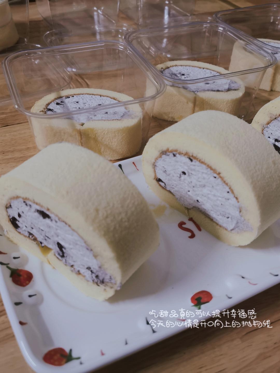 一口天堂超好吃的咸奶油奥利奥卷/蛋糕篇6：「厚卷」