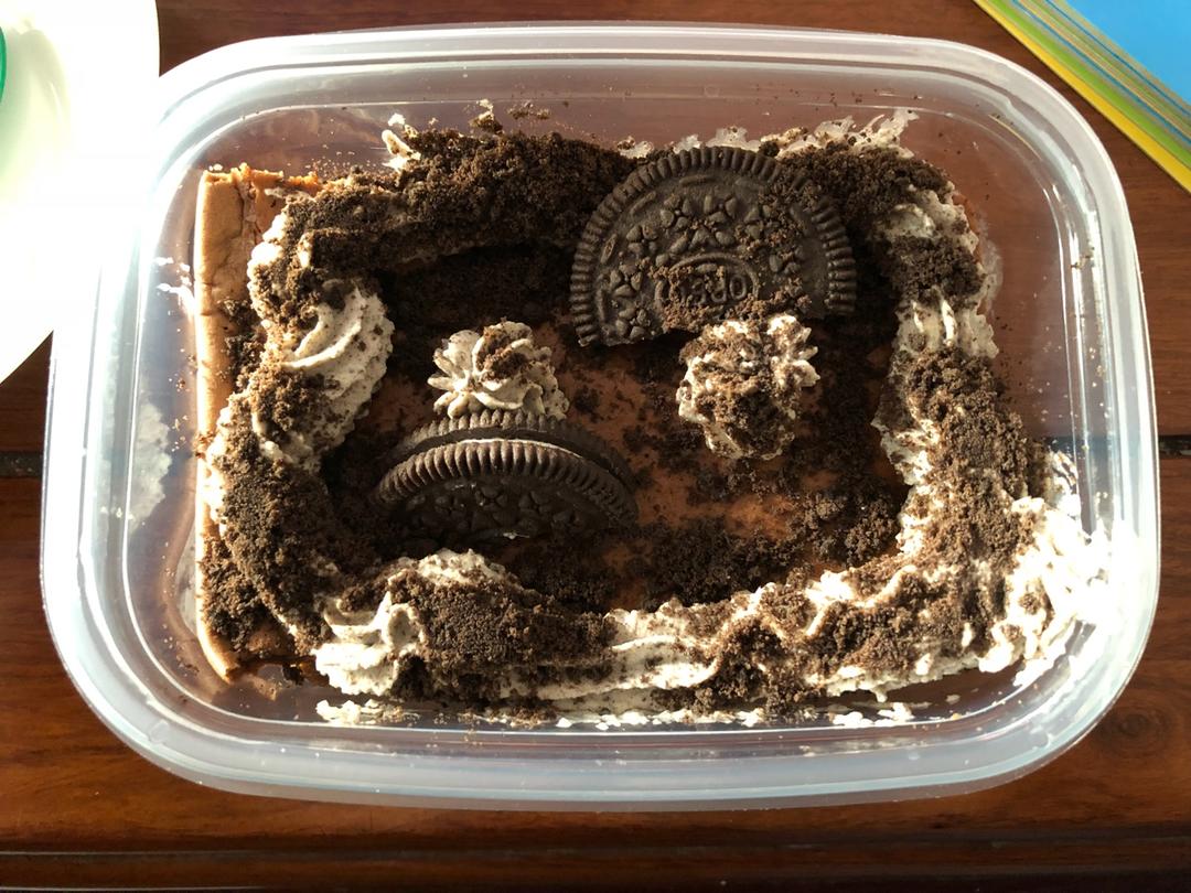 好吃到流泪的奥利奥咸奶油盒子蛋糕