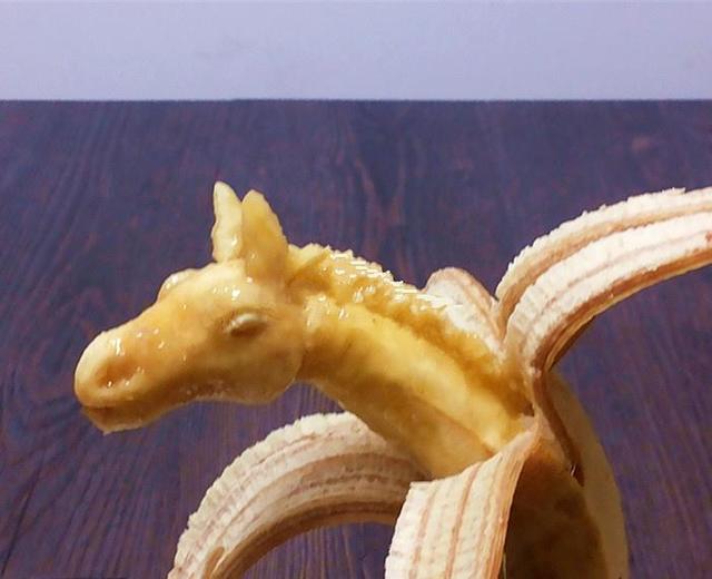 香蕉雕刻的做法