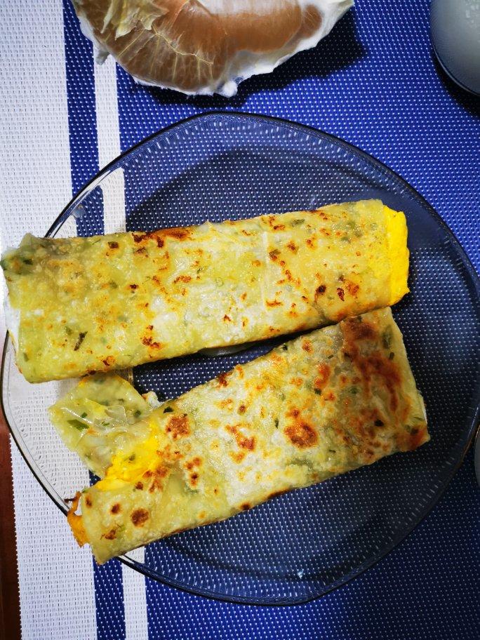 三分钟就可以做好孩子的早餐（手抓饼）