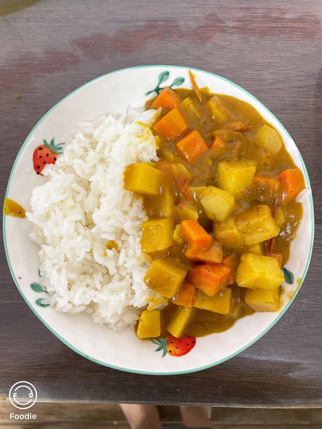 素咖喱饭